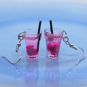 SOLD 💖 NWT Drago Fruit Drink Earrings